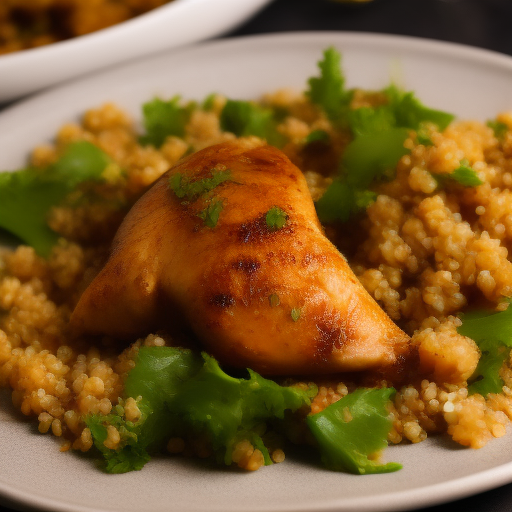 Ensalada de pollo al limón y quinoa

