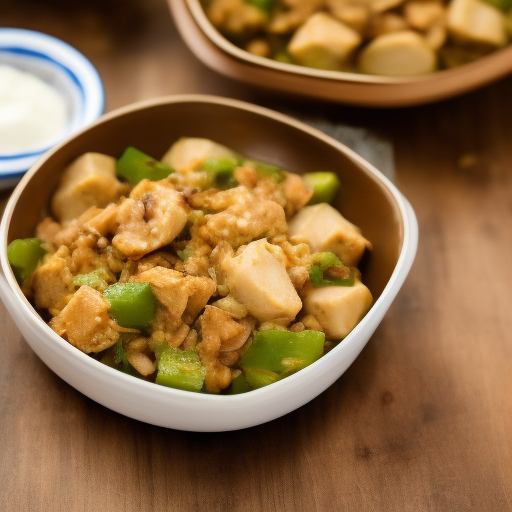 Ensalada china de pollo y nueces de anacardo

