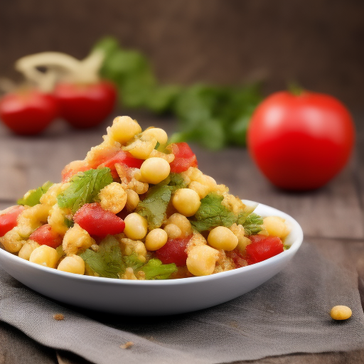 Ensalada de Garbanzos con Vinagreta de Pimiento: Una Delicia Española

