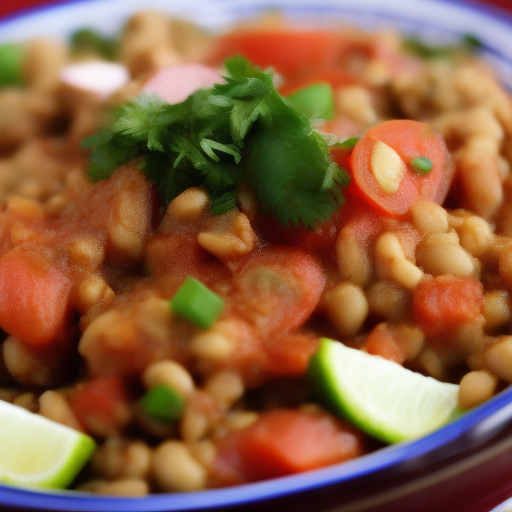 Ensalada de lentejas y tomate a la india

