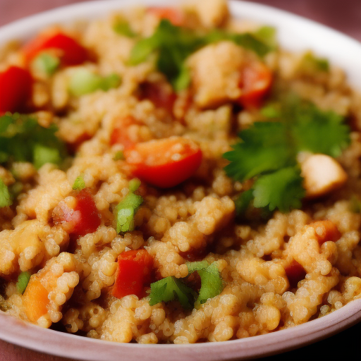 Ensalada de Pollo y Quinoa con Sabor Italiano

