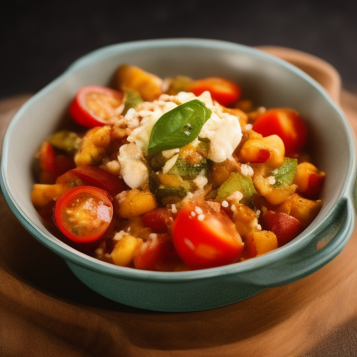 Ensalada italiana con un toque fresco

