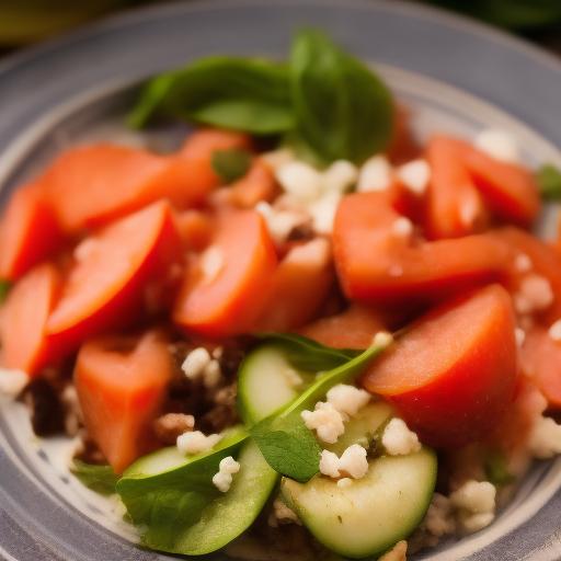 Ensalada Italiana fresca y deliciosa

