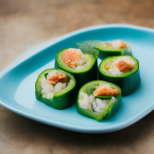 Sushi de salmón y aguacate: una receta típica de Japón

