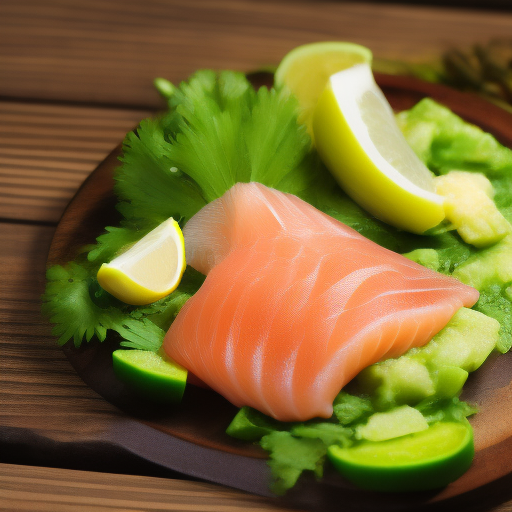 Receta de Sashimi de Atún con Aguacate

