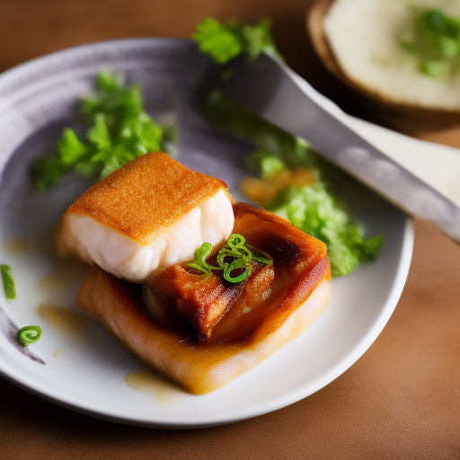 Receta de pescado japonesa única: Bacalao Shakéyaki

