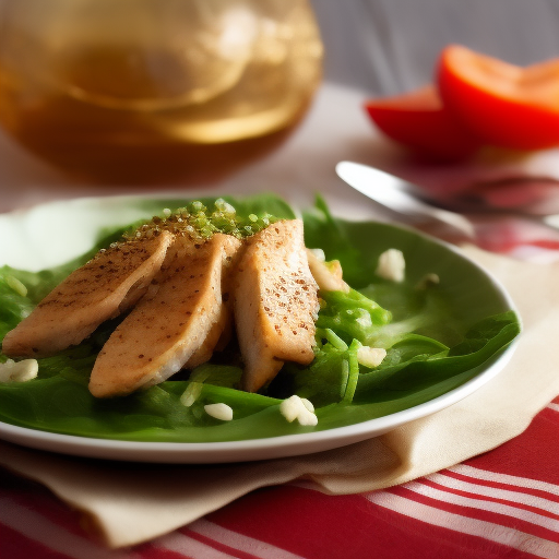 Ensalada Japonesa de Pollo con Aderezo de Sésamo

