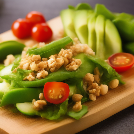 Ensalada de Verano Japonesa con Atún y Aguacate

