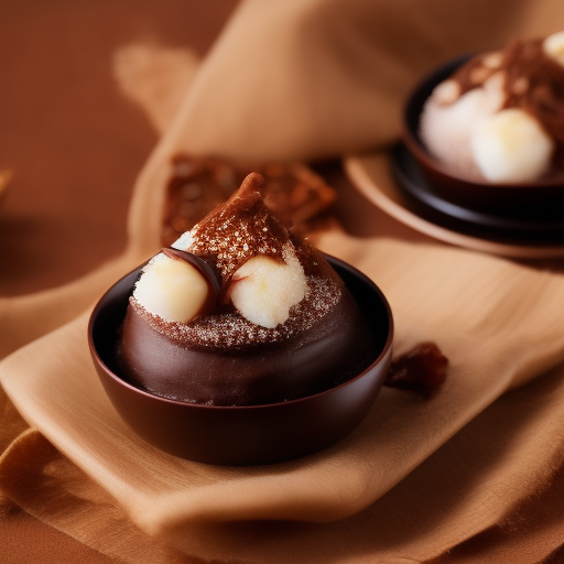 Delicioso postre japonés: Mochi de chocolate

