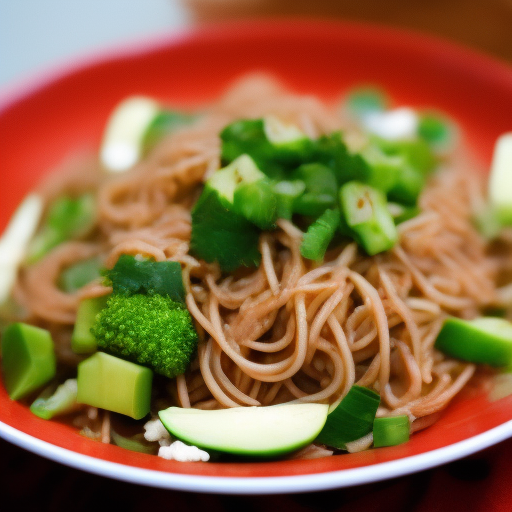 Ensalada de Soba: Una receta japonesa única y deliciosa

