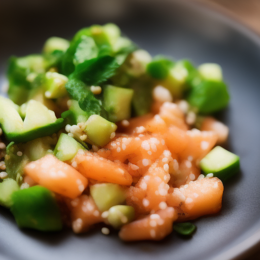 Ensalada de algas al estilo japonés 

