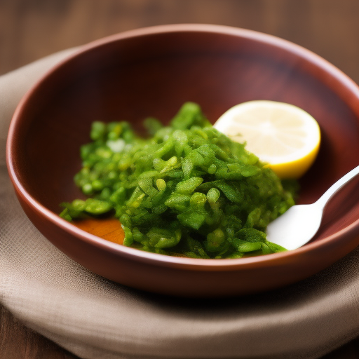 Ensalada de algas wakame al estilo japonés

