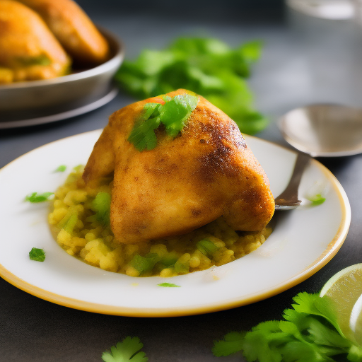 Tajine de Pollo con Limón y Aceitunas Verdes

