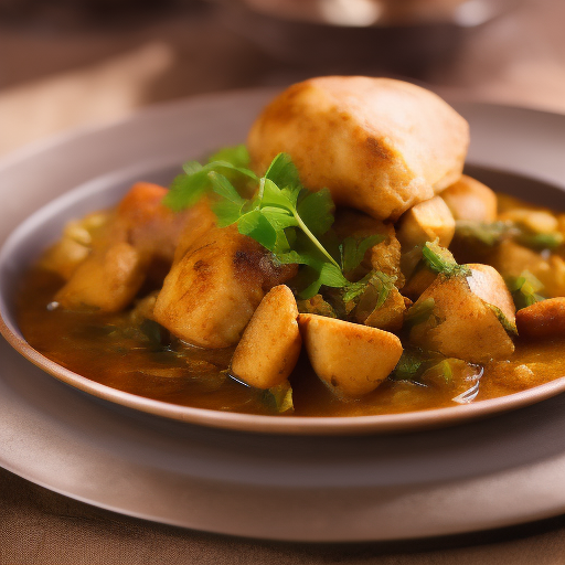 Tajine de Pollo con Limones y Aceitunas

