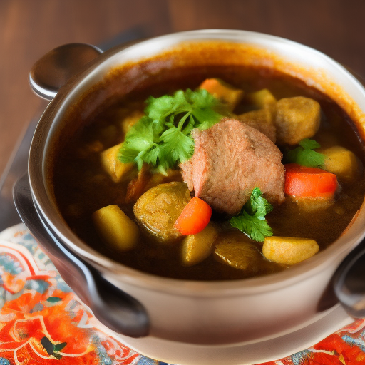 Tajine de Carne con Verduras

