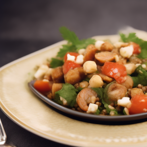 Ensalada de cuscús y garbanzos de Marruecos

