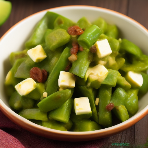 Ensalada de nopales con queso panela

