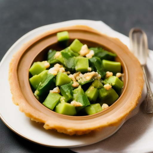 Ensalada de nopal con queso panela

